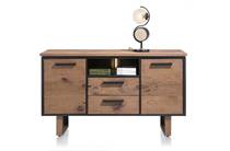 Henders en Hazel OXFORD dressoir 140 cm. - 2-deuren + 2-laden + 2-niches (+ LED)