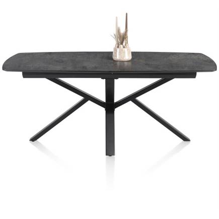 Henders en Hazel 190 (+ 60) x 110 cm - centrale poot Antraciet