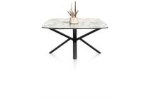 Henders en Hazel PALACE ronde tafel eetkamertafel rond 150 x 120 cm - centrale poot Wit