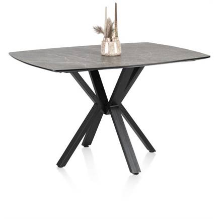 Henders en Hazel 150 x 120 cm - centrale poot (hoogte: 92 cm) Lichtgrijs
