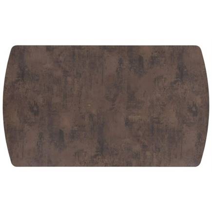 Henders en Hazel 170 (+ 60) x 100 cm Roest