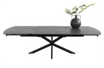 Henders en Hazel PAVALON uitschuiftafel 200 (+ 78) x 100 cm Antraciet