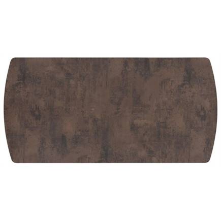 Henders en Hazel 200 (+ 78) x 100 cm Roest