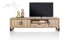 Henders en Hazel lowboard 210 cm - 3-deuren + 1-lade + 1-niche (+ LED) tv meubel