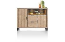 Henders en Hazel PAVAROTTI bergkast dressette 160 cm - 2-deuren + 2-laden + 2-niches (+ LED)