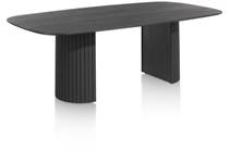 Henders en Hazel eetkamertafel - ovaal - 270 x 120 cm (houten poot) Castle Black ronde tafel