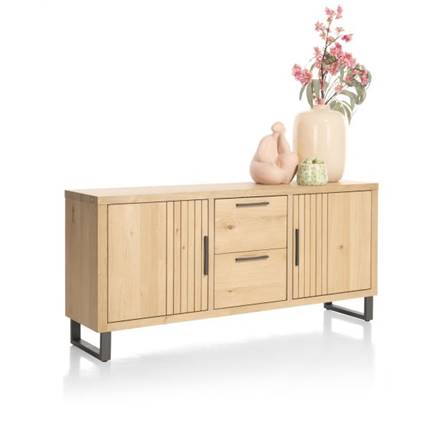 Henders en Hazel 175 cm - 2-deuren + 2-laden Natural