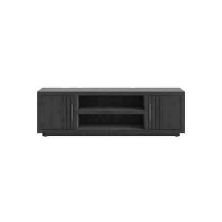 Henders en Hazel lowboard 160 cm - 2-deuren + 2-niches (+ LED) Castle Black