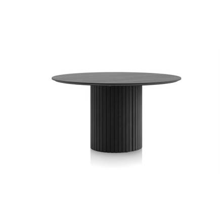 Henders en Hazel eetkamertafel rond 140 cm (houten poot) Castle Black