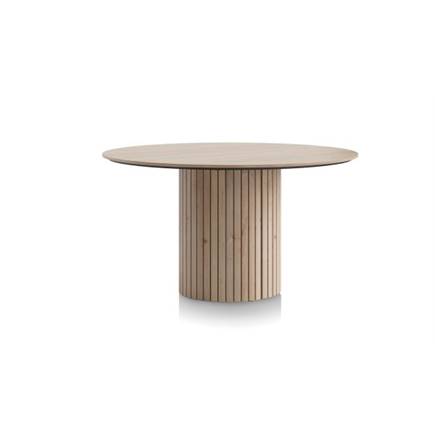 Henders en Hazel eetkamertafel rond 140 cm (houten poot) Natural