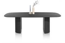 Henders en Hazel eetkamertafel ovaal 240 x 120 cm (houten poot) Castle Black ronde tafel