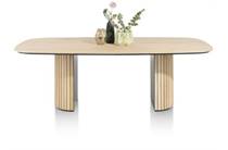 Henders en Hazel eetkamertafel ovaal 240 x 120 cm (houten poot) Natural ronde tafel