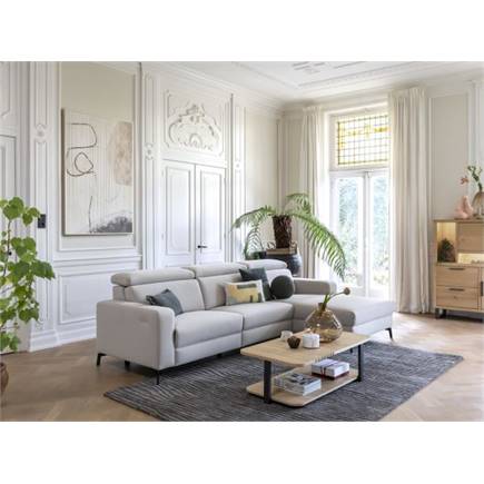 Henders en Hazel 110 x 60 cm + 1-niche (knock-down) Natural