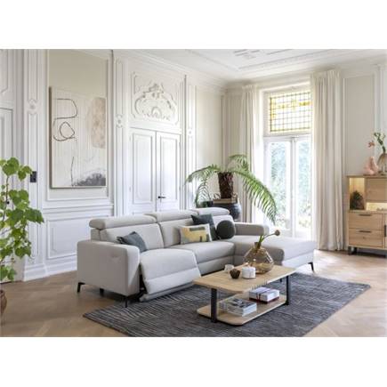 Henders en Hazel 110 x 60 cm + 1-niche (knock-down) Natural