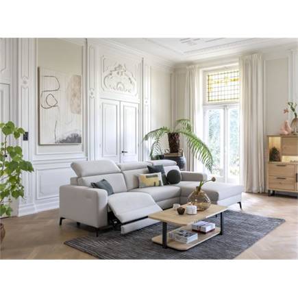 Henders en Hazel 110 x 60 cm + 1-niche (knock-down) Natural