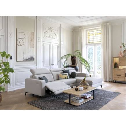Henders en Hazel 110 x 60 cm + 1-niche (knock-down) Natural