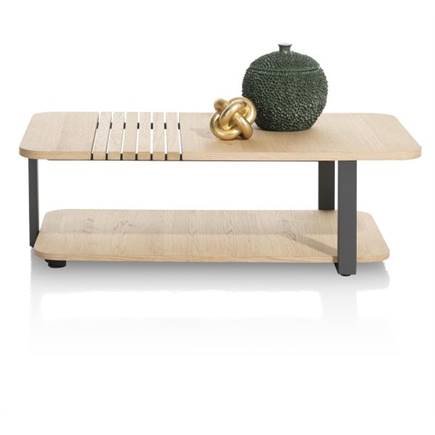 Henders en Hazel 110 x 60 cm + 1-niche (knock-down) Natural