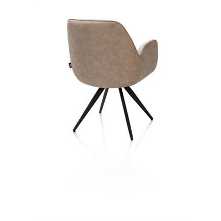 Henders en Hazel pocket - 180 graden draaibaar - rough off black frame - knock down - combi oregon-sevilla Beige