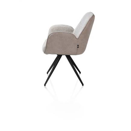 Henders en Hazel pocket - 180 graden draaibaar - rough off black frame - knock down - combi oregon-sevilla Kiezel