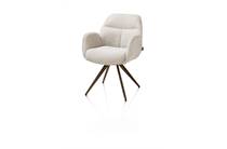 Henders en Hazel PIPPA eetkamer fauteuil pocket - 180 graden draaibaar - steelbrown frame - knock down - sevilla