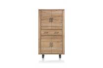 Henders en Hazel 110 cm - 4-deuren + 1-lade bergkast