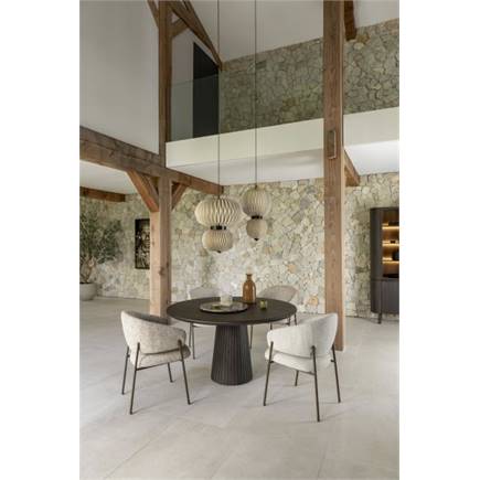 Henders en Hazel eetkamertafel rond 140 cm Basalt
