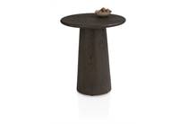 Henders en Hazel RAVELLO bijzettafel 45 x 45 cm - blad uit 1 stuk Basalt