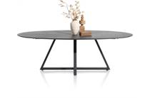 Henders en Hazel RIDGEFIELD eetkamertafel ellips 240 x 120 cm Castle Antraciet