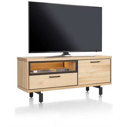 Henders en Hazel lowboard 140 cm - 1-deur + 1-lade + 1-niche (+ LED)