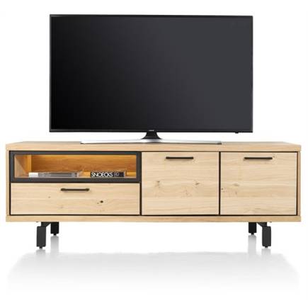Henders en Hazel lowboard 170 cm - 2 deuren + 1-lade + 1-niche (+ LED)