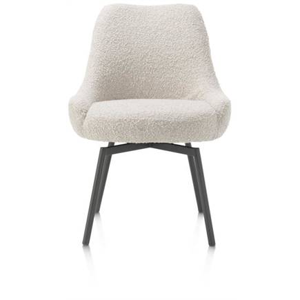 Henders en Hazel draaibaar + pocket - graphiet - stof Brioni Creme