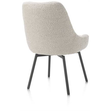 Henders en Hazel draaibaar + pocket - graphiet - stof Brioni Creme