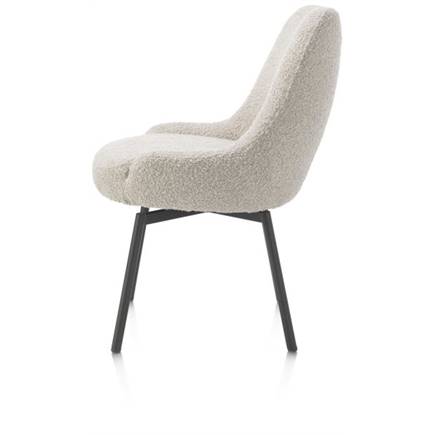 Henders en Hazel draaibaar + pocket - graphiet - stof Brioni Creme
