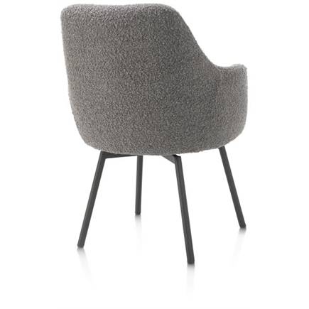 Henders en Hazel draaibaar + pocket - graphiet - stof Brioni Lever
