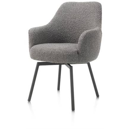 Henders en Hazel draaibaar + pocket - graphiet - stof Brioni Lever
