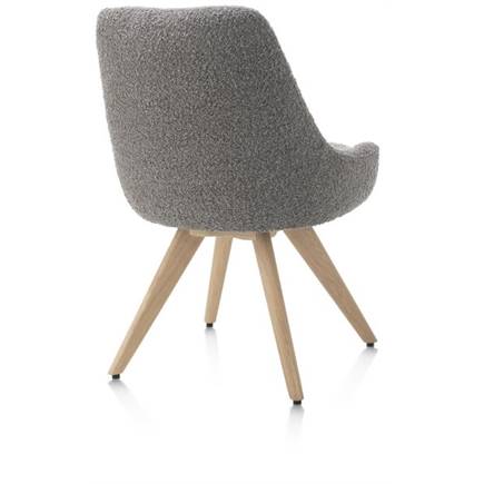 Henders en Hazel draaibaar + pocket - naturel eiken - stof Brioni Lever