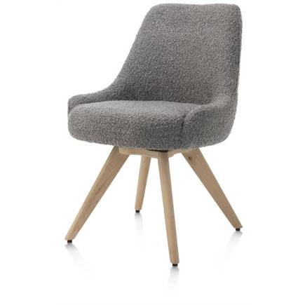 Henders en Hazel draaibaar + pocket - naturel eiken - stof Brioni Lever