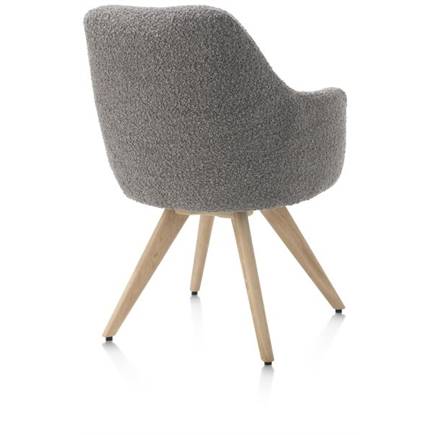 Henders en Hazel draaibaar + pocket - naturel eiken - stof Brioni Lever