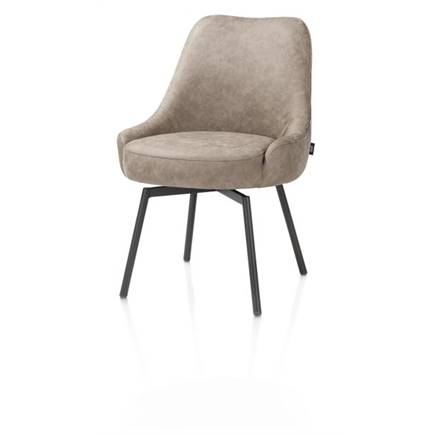 Henders en Hazel draaibaar + pocket - graphiet - stof Oregon Beige