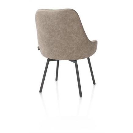 Henders en Hazel draaibaar + pocket - graphiet - stof Oregon Beige