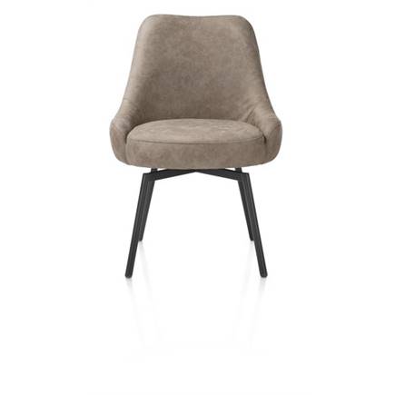 Henders en Hazel draaibaar + pocket - graphiet - stof Oregon Beige