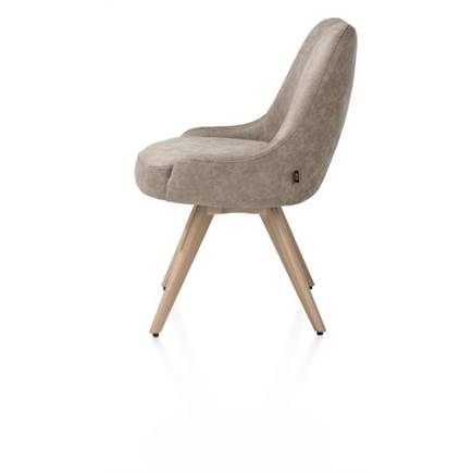 Henders en Hazel draaibaar + pocket - naturel eiken - stof Oregon Beige