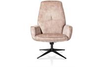 Henders en Hazel incl. relax-functie Stof Karese Camel fauteuil