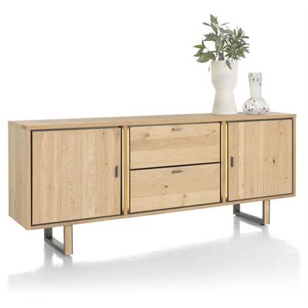 Henders en Hazel dressoir 200 cm - 2-deuren + 2-laden (LED + dimmer)