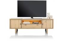 Henders en Hazel lowboard 180 cm - 2-deuren + 1-lade + 1-niche (+ LED) tv meubel