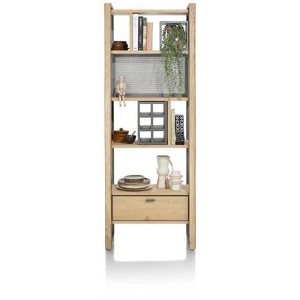 Henders en Hazel roomdivider 70 cm - 1-lade t&t + 7-niches + 6-wijnvakken