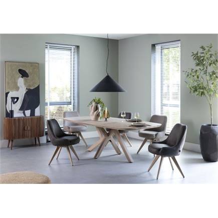 Henders en Hazel 210 x 120 cm - houten poten
