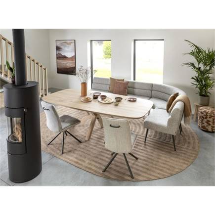 Henders en Hazel 240 x 120 cm - houten poten