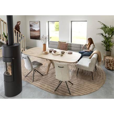 Henders en Hazel 240 x 120 cm - houten poten