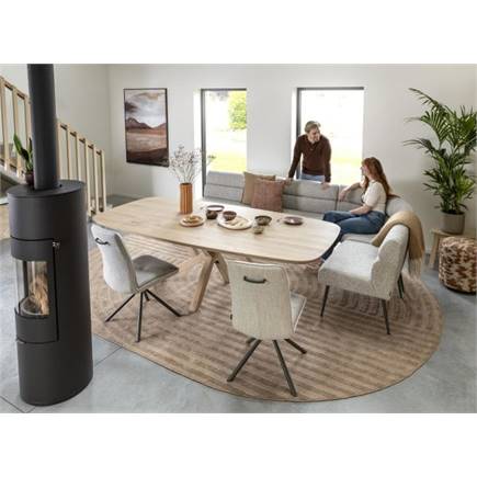 Henders en Hazel 240 x 120 cm - houten poten